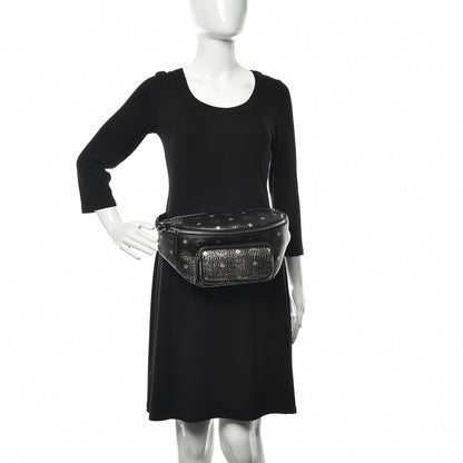 MCM Gradation Visetos Medium Belt Bag Silver 2 of 9