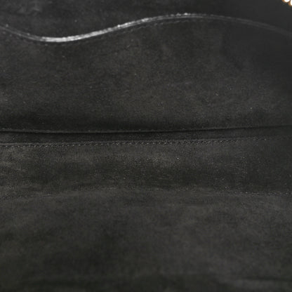 Celine Smooth Calfskin Cuir Triomphe Camera Shoulder Bag Black 5 of 9