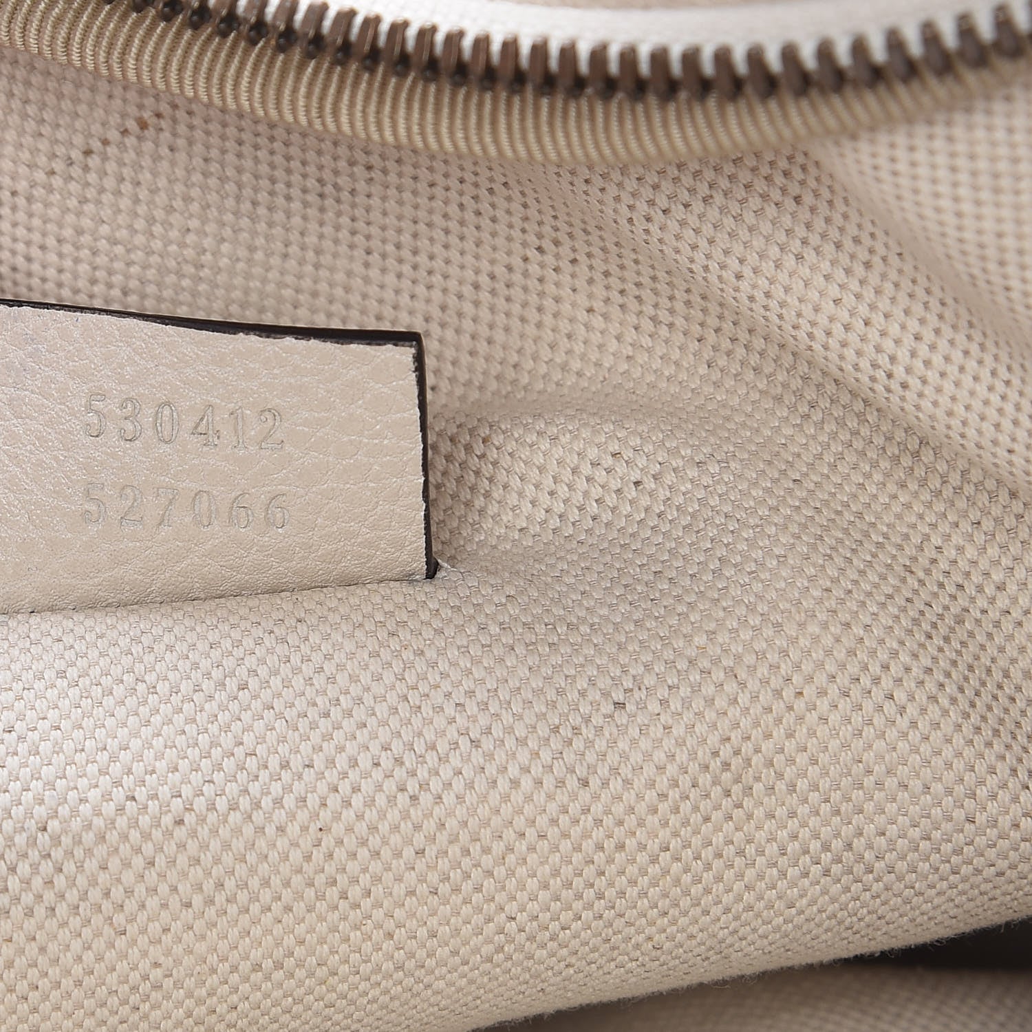 Gucci Grained Calfskin Logo Belt Bag White 7 of 9