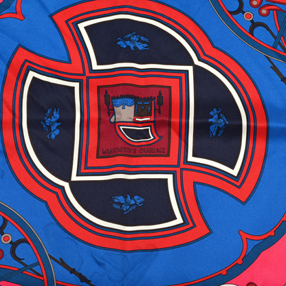 Hermes Silk Washington's Carriage Scarf 65 5 of 6