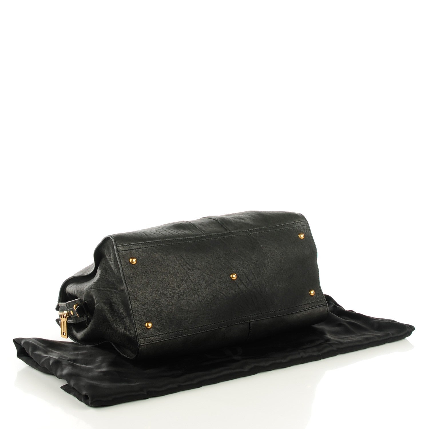 Saint Laurent Sheepskin Large Cabas ChYc Black 4 of 8