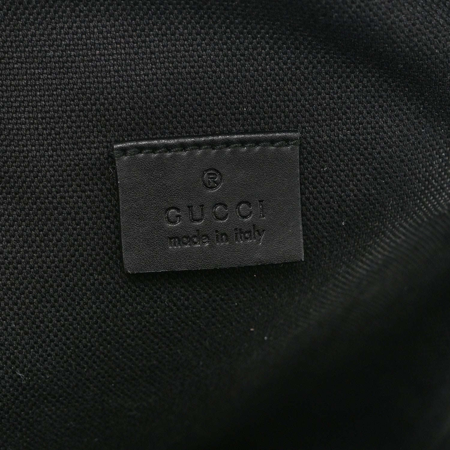 Gucci GG Supreme Monogram Web Belt Bag Black Grey 6 of 10