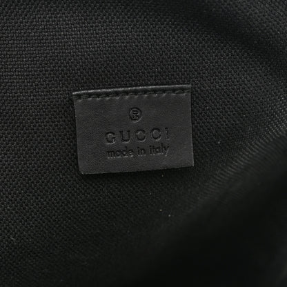 Gucci GG Supreme Monogram Web Belt Bag Black Grey 6 of 10
