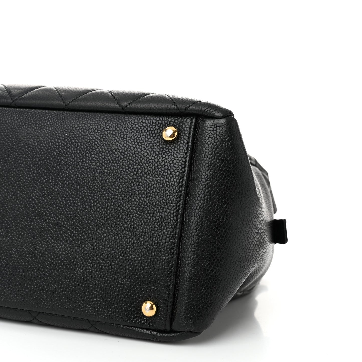 Caviar Quilted Petit Timeless Tote PTT Black