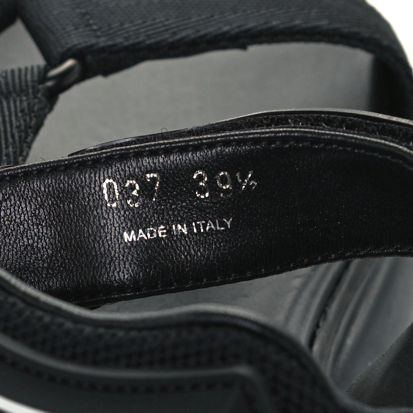 Rubber Nylon Velcro Womens Cloudbust Thunder 50mm Sandals 39.5 Black
