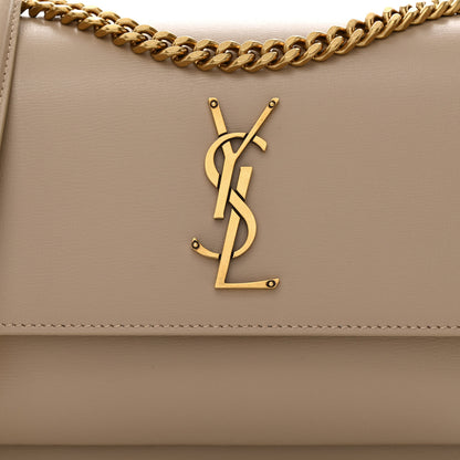 Saint Laurent Calfskin Medium Monogram Sunset Dark Beige 8 of 11