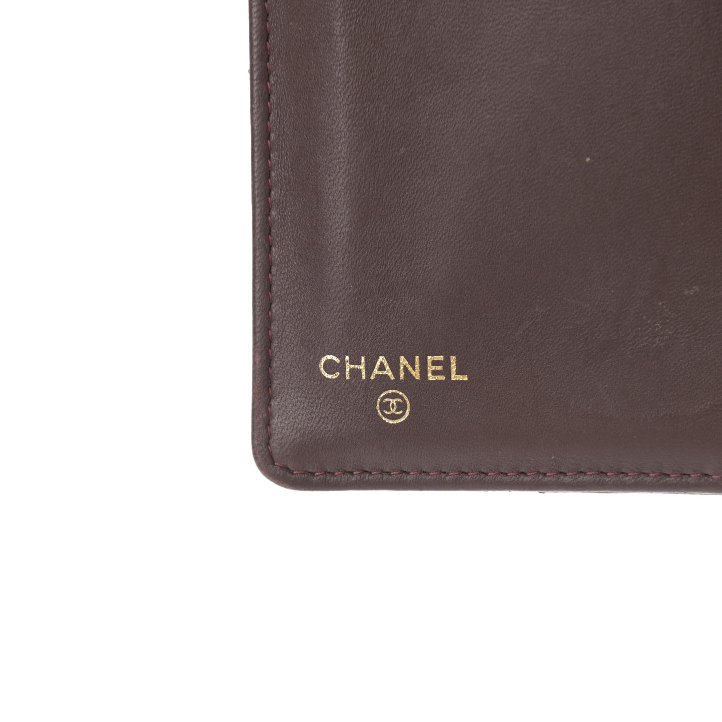 Lambskin Quilted Yen Wallet Black
