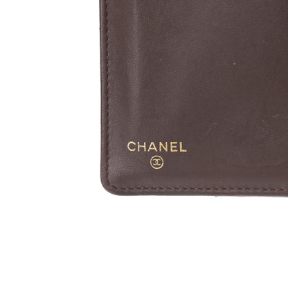 Chanel Lambskin Quilted Yen Wallet Black 6 of 12