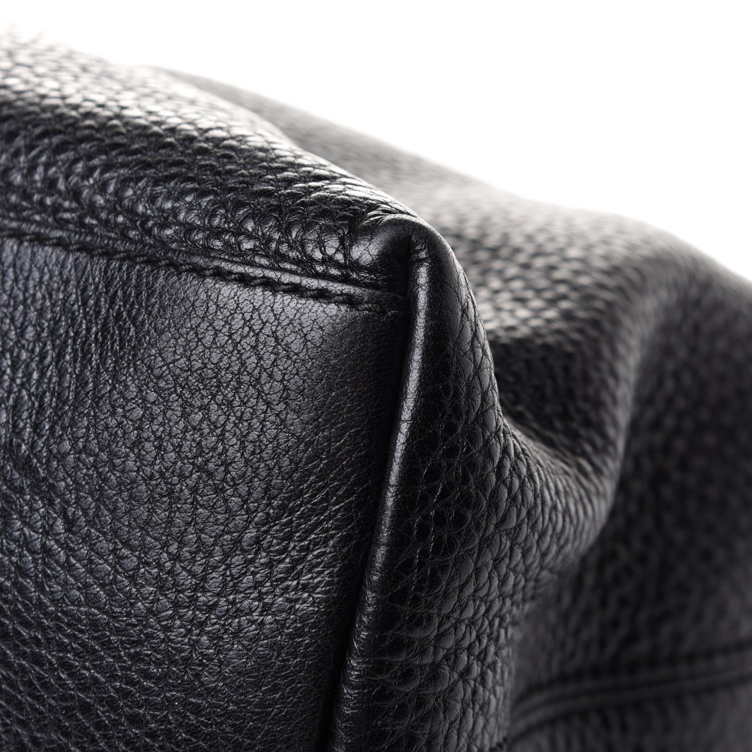 Gucci Pebbled Calfskin Medium Soho Chain Shoulder Bag Black 13 of 14