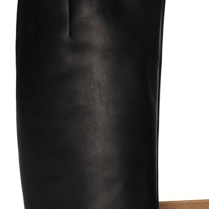 Christian Louboutin Calfskin Ingrassato Croche Cate 20 Boots 41 Black 11 of 13