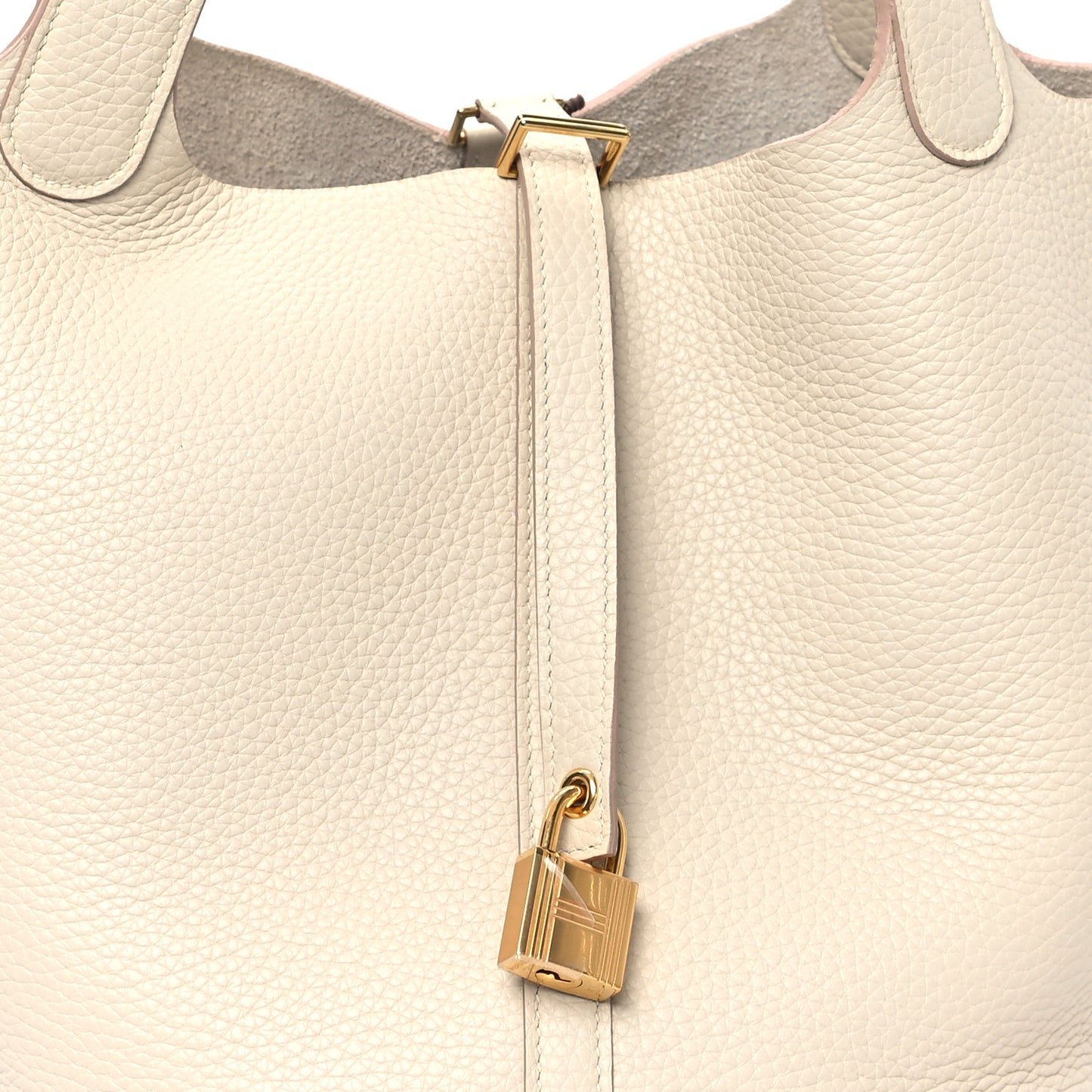 Taurillon Clemence Picotin Lock 22 MM Craie