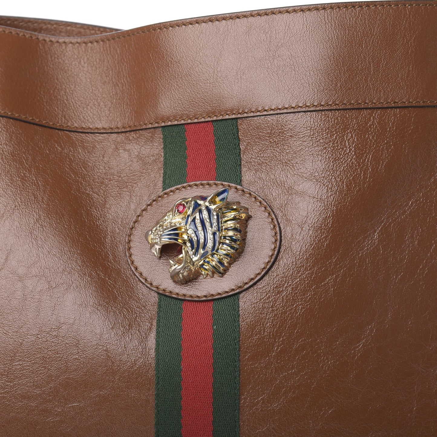 Calfskin Large Rajah Chain Tote Cuir