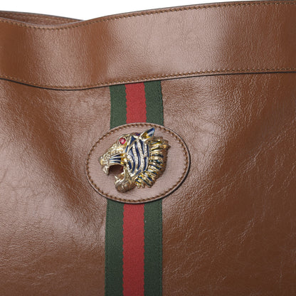 Gucci Calfskin Large Rajah Chain Tote Cuir 8 of 12