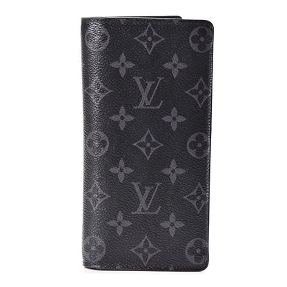 Louis Vuitton Monogram Eclipse Brazza Wallet 1 of 8