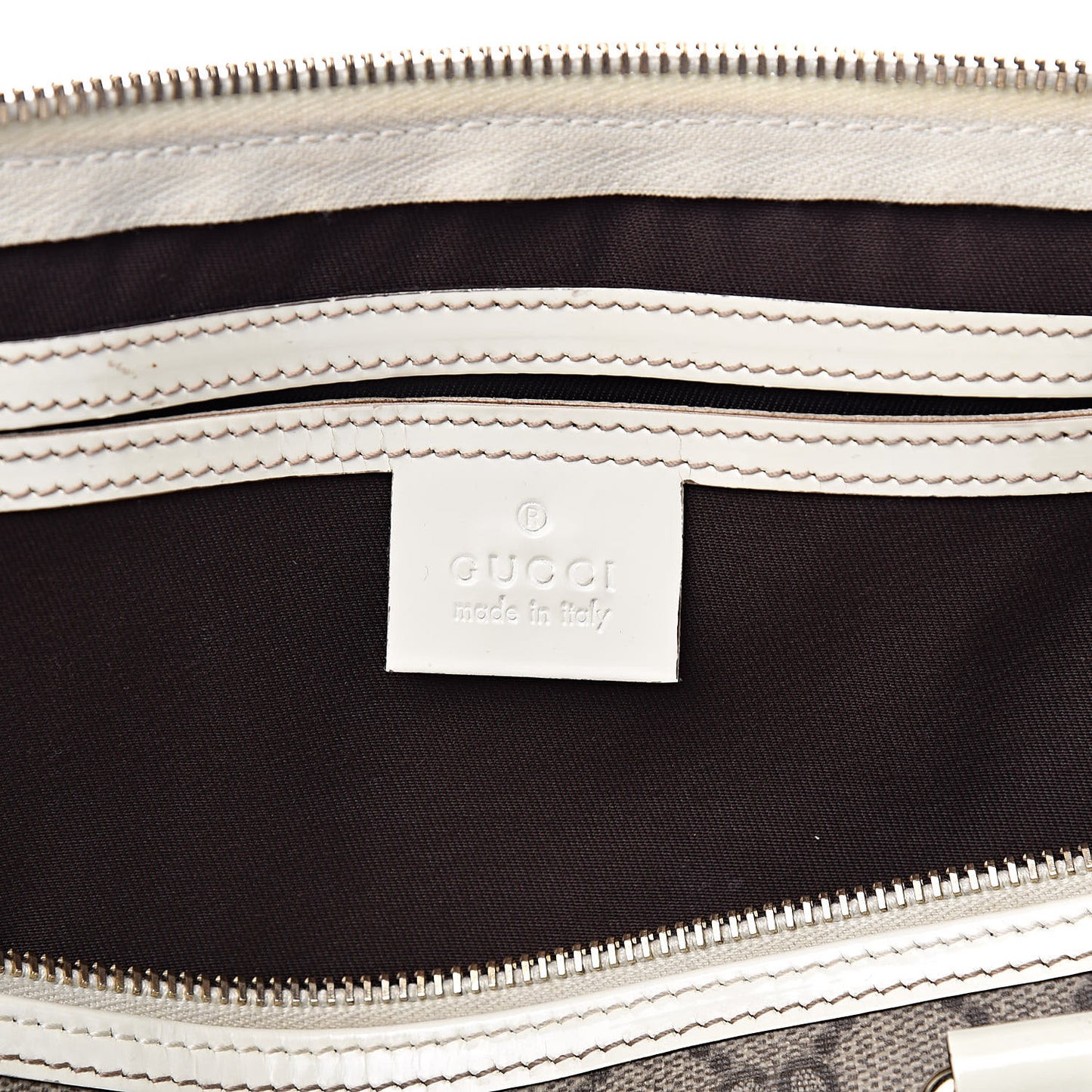 GG Plus Monogram Medium Joy Boston Off White