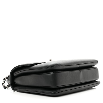 Chanel Calfskin Small Trendy CC Dual Handle Flap Bag Black 4 of 11
