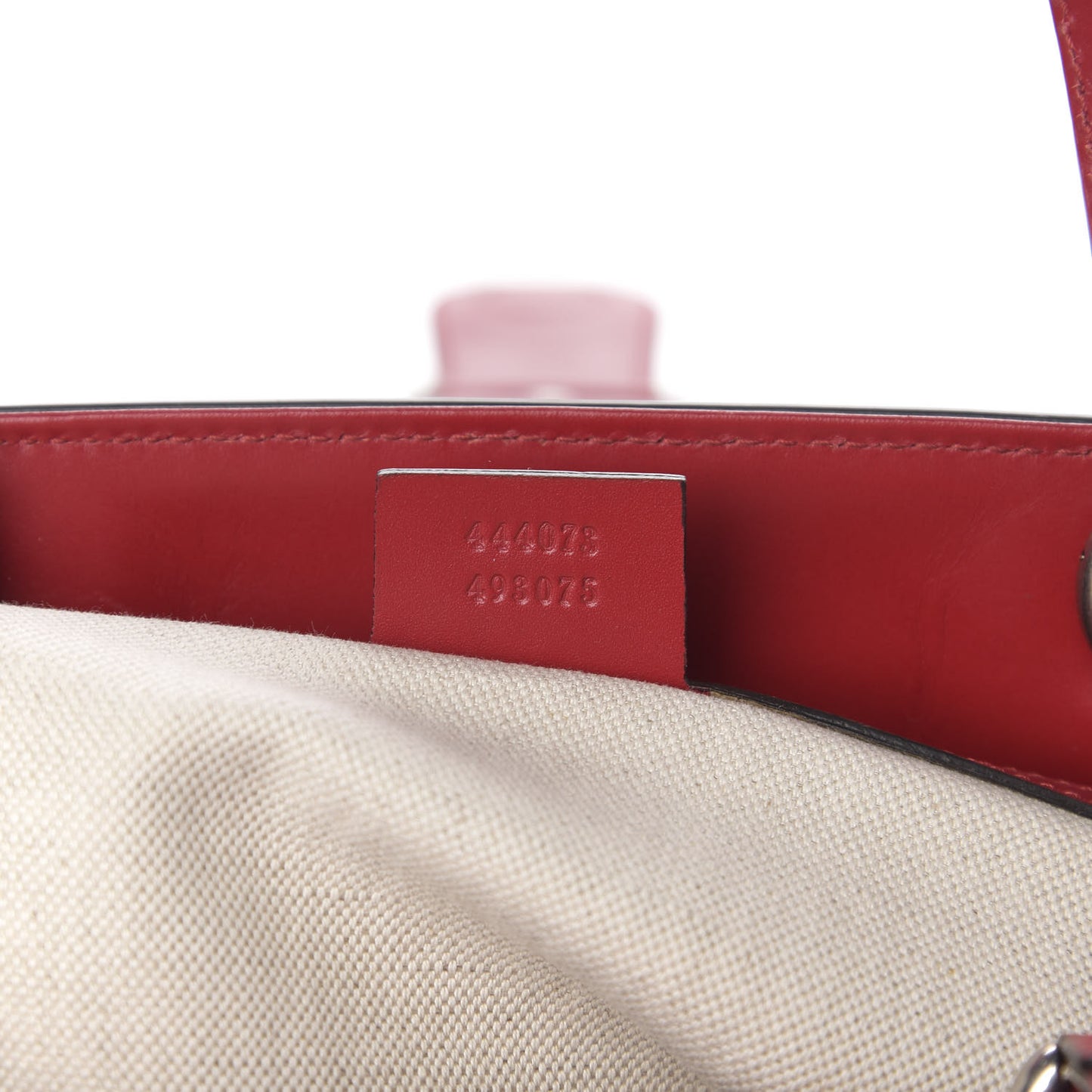 Calfskin Web Chinese New Year Medium Dionysus Tote Bag Hibiscus Red