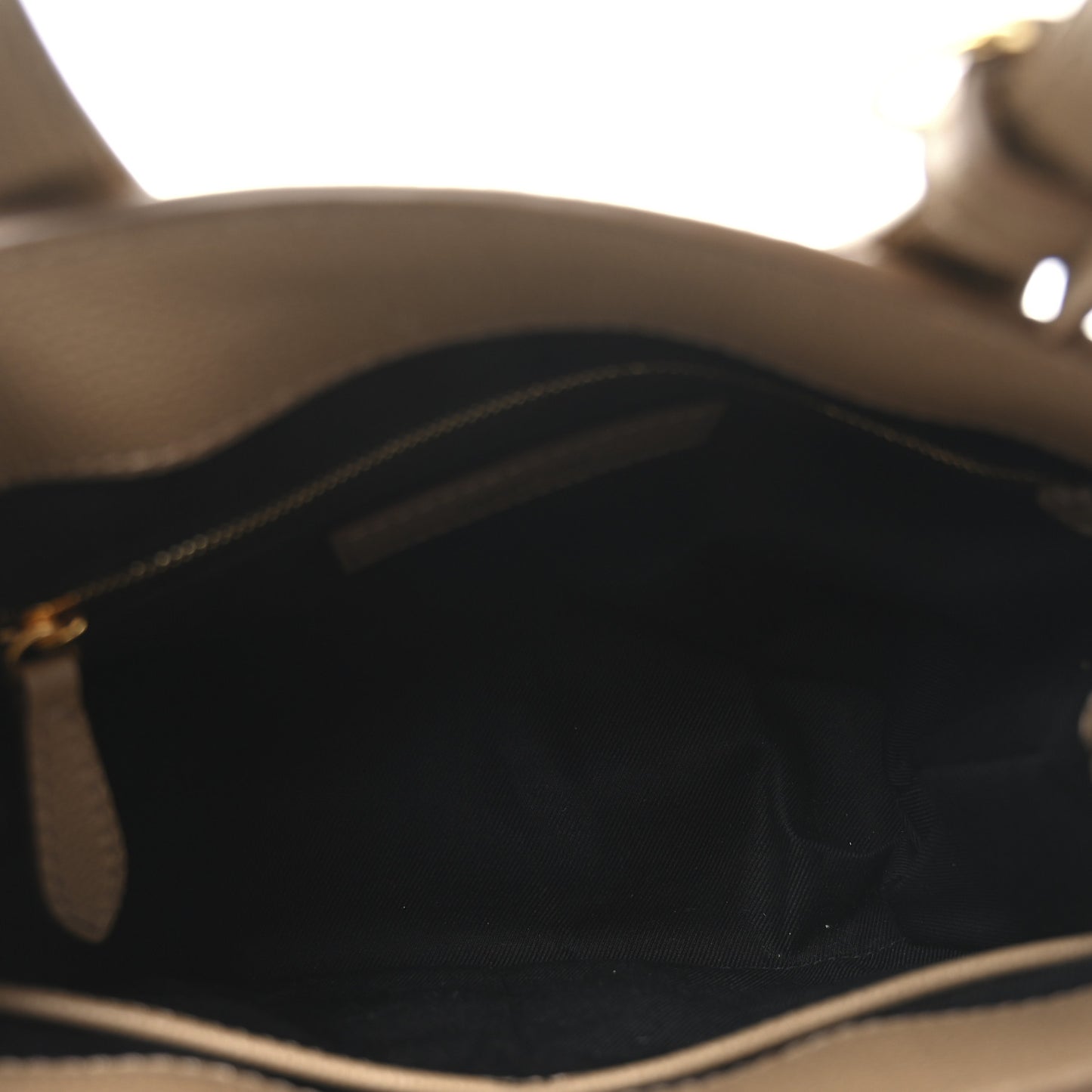 Grainy Calfskin House Check Small Banner Tote Tan