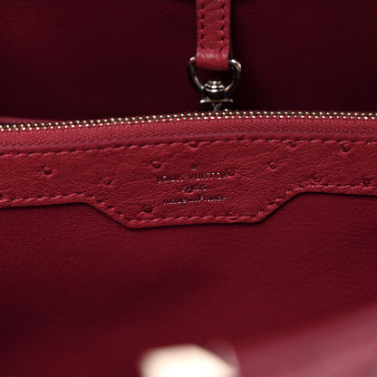 Louis Vuitton Ostrich Capucines MM Fuchsia 6 of 11
