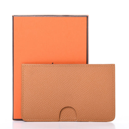 Hermes Epsom Card Holder Gold 6 of 6