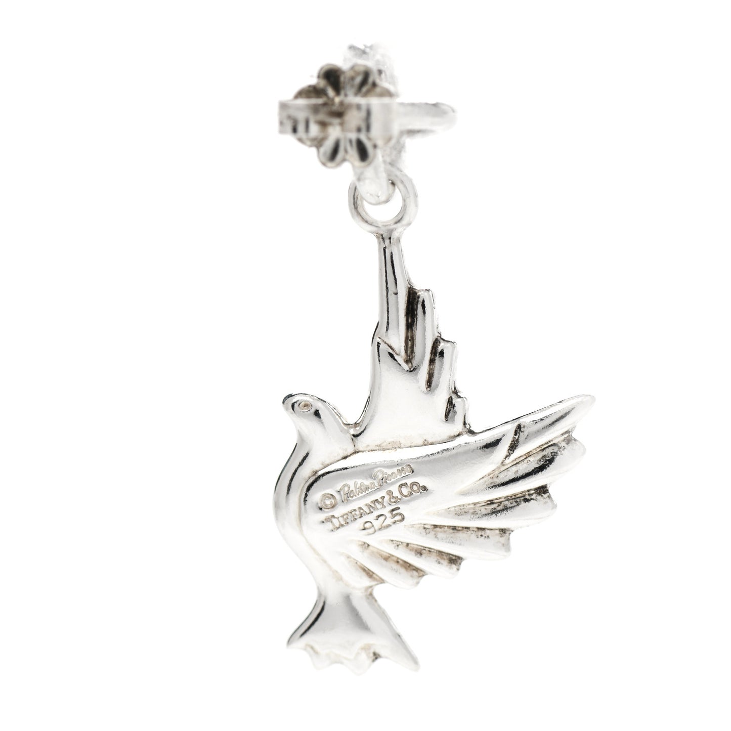 Sterling Silver Dove Earrings