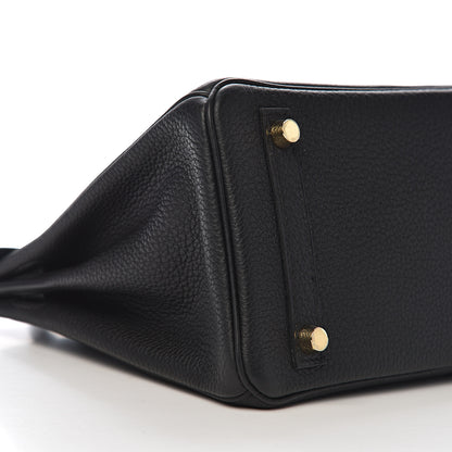 Hermes Togo Birkin 25 Black 30 of 35