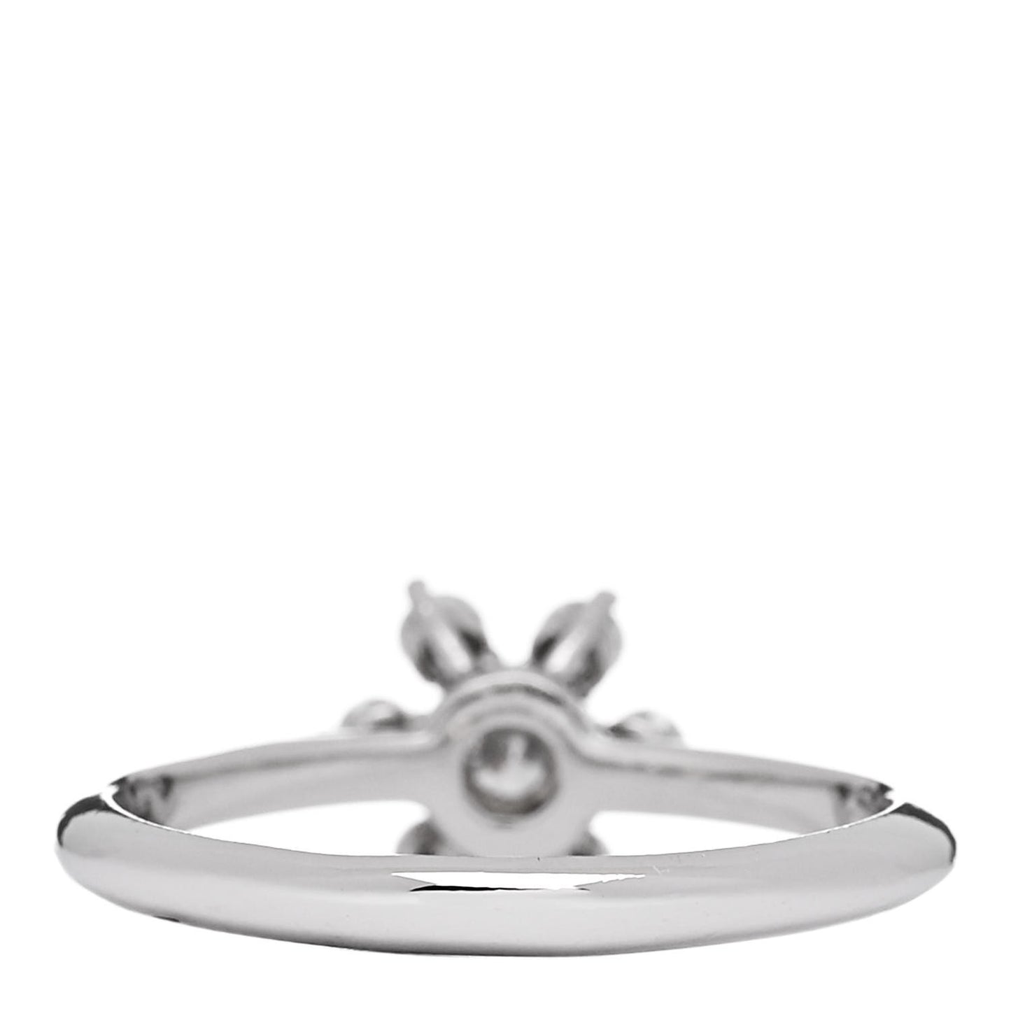 Platinum Diamond Flower Ring 56 7.5