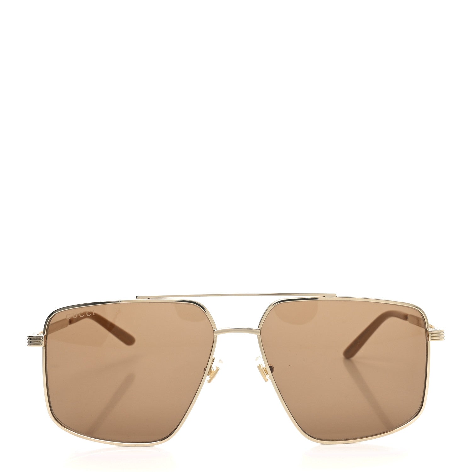 Gucci Metal Navigator Sunglasses GG0941S Gold 2 of 7