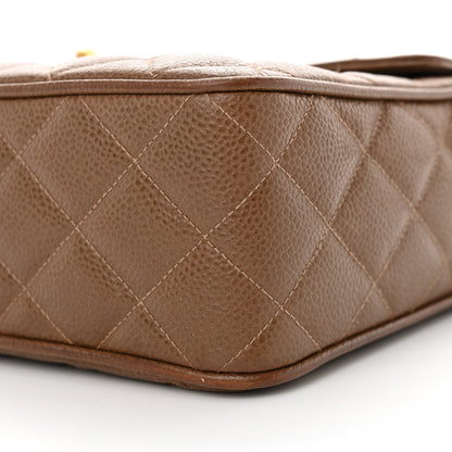 Chanel Caviar Quilted Camera Case Brown 12 of 15