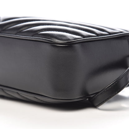 Saint Laurent Calfskin Matelasse Monogram Lou Camera Bag Black 8 of 9