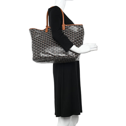 Goyard Goyardine Saint Louis PM Black Gold 3 of 16