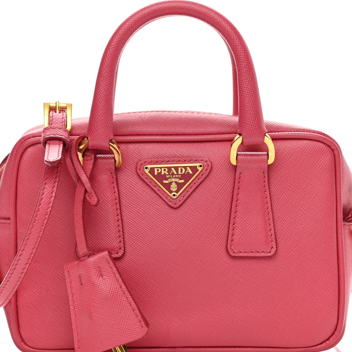 Prada Saffiano Lux Mini Top Handle Crossbody Bag Tamaris 8 of 16