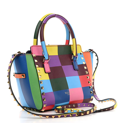 Valentino Garavani Vitello 1973 Mini Rockstud Tote Multicolor 3 of 8