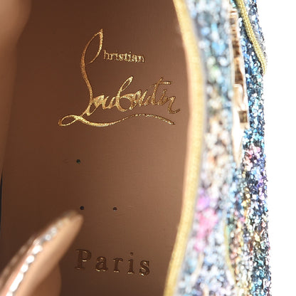 Christian Louboutin Glitter Bip Bip Flat Sneakers 38 Blue 7 of 10
