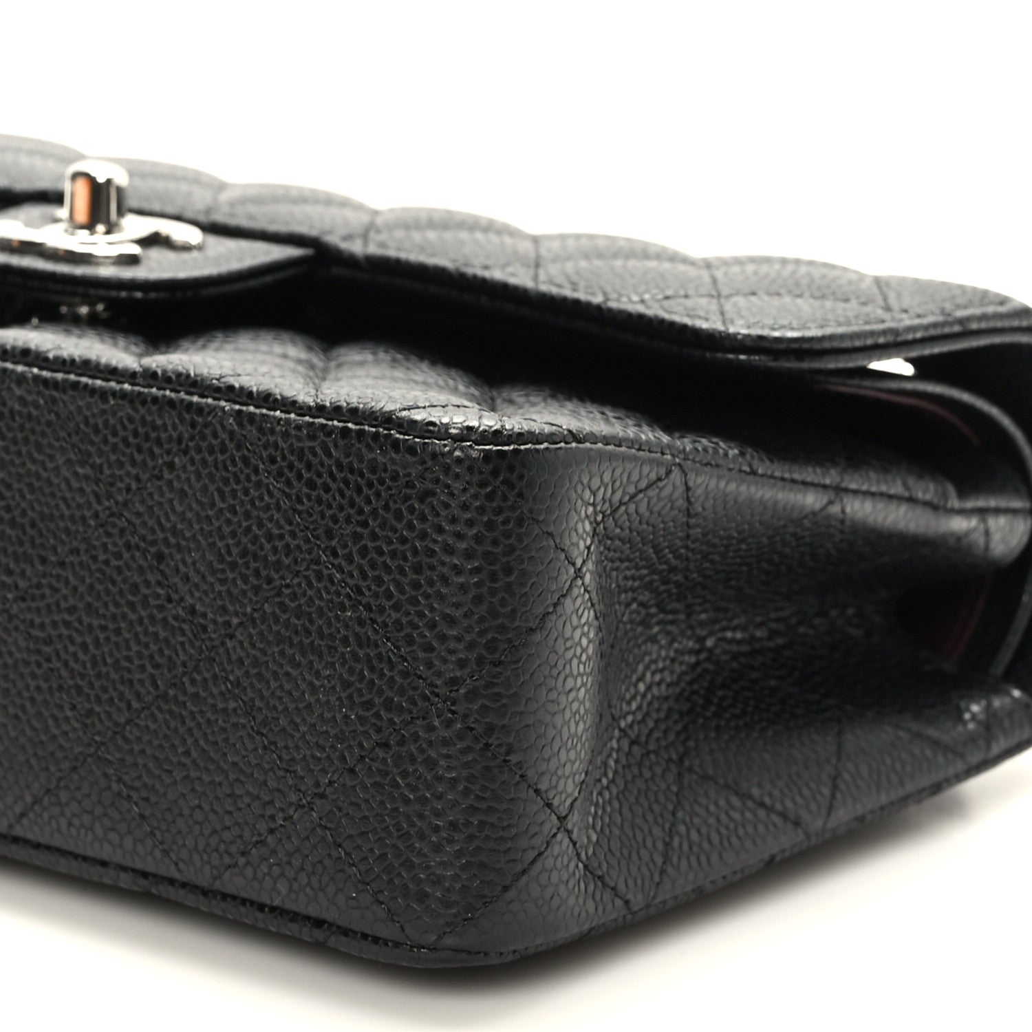 Chanel Caviar Quilted Small Double Flap Black 9 of 10