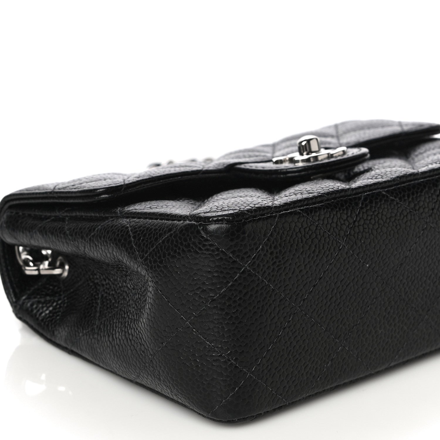 Chanel Caviar Quilted Mini Square Flap Black 9 of 12