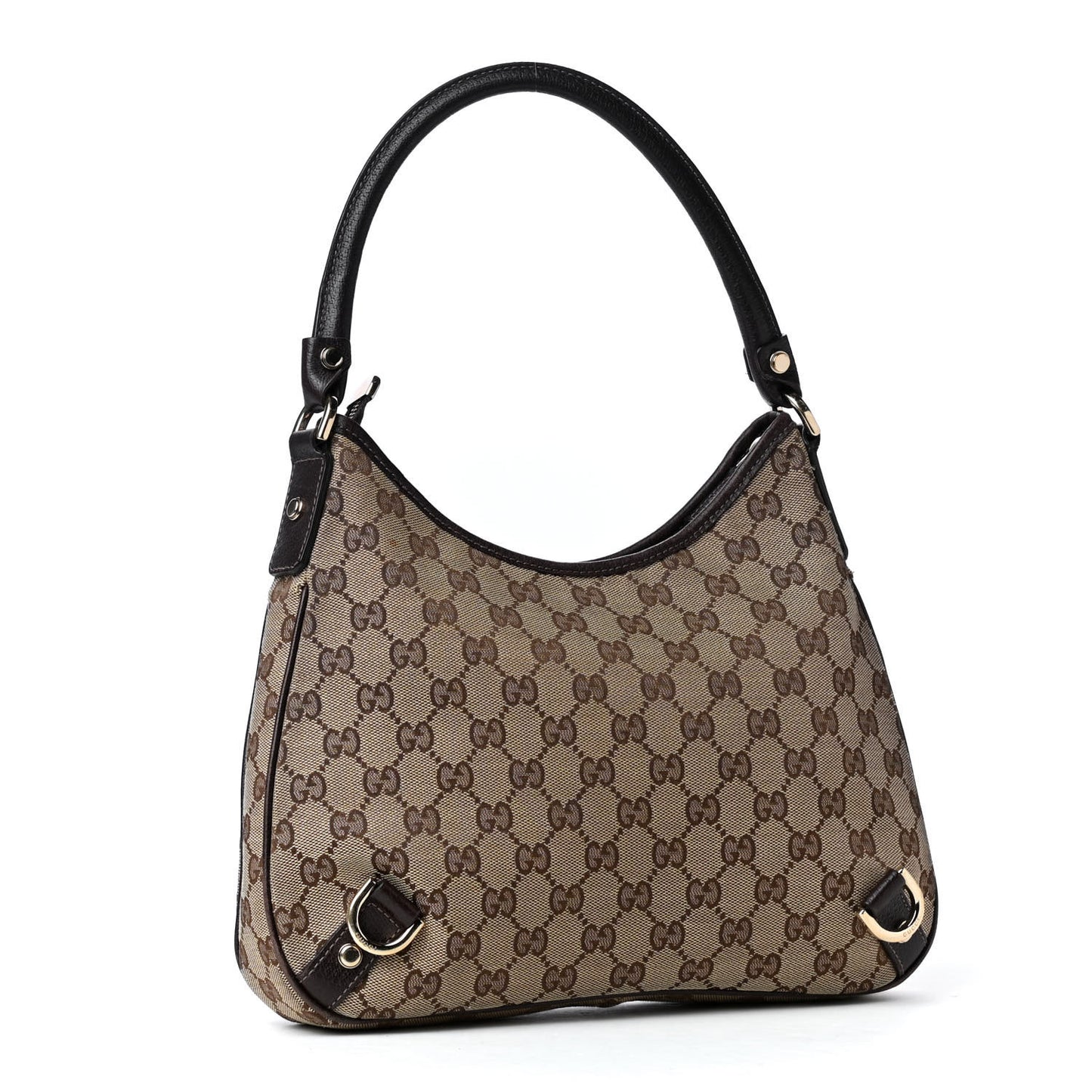 Monogram Medium Abbey D Ring Hobo Brown