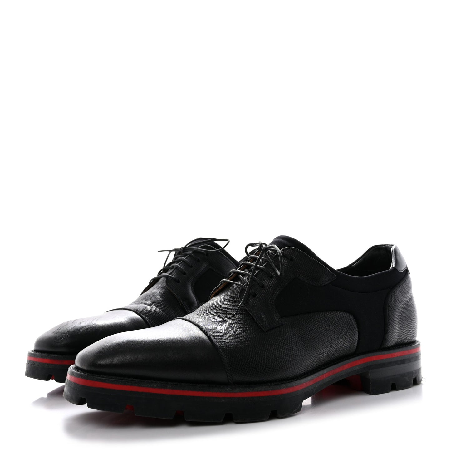 Smooth Textured Calfskin Mika Sky Mens Flats 42 Black