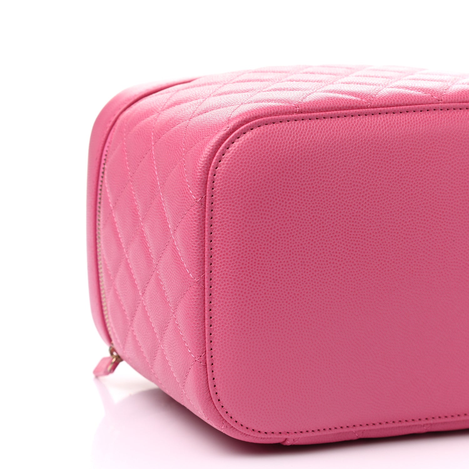Chanel Caviar Quilted Large Vanity Pouch Pink 8 of 10