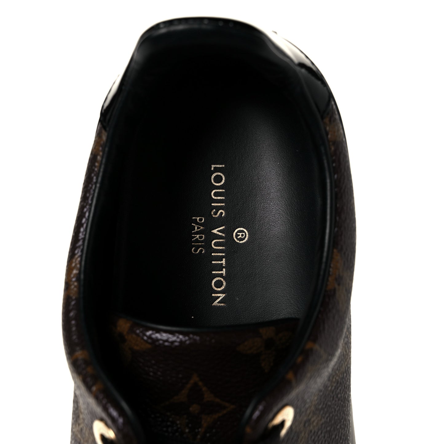 Patent Monogram Frontrow Sneakers 38