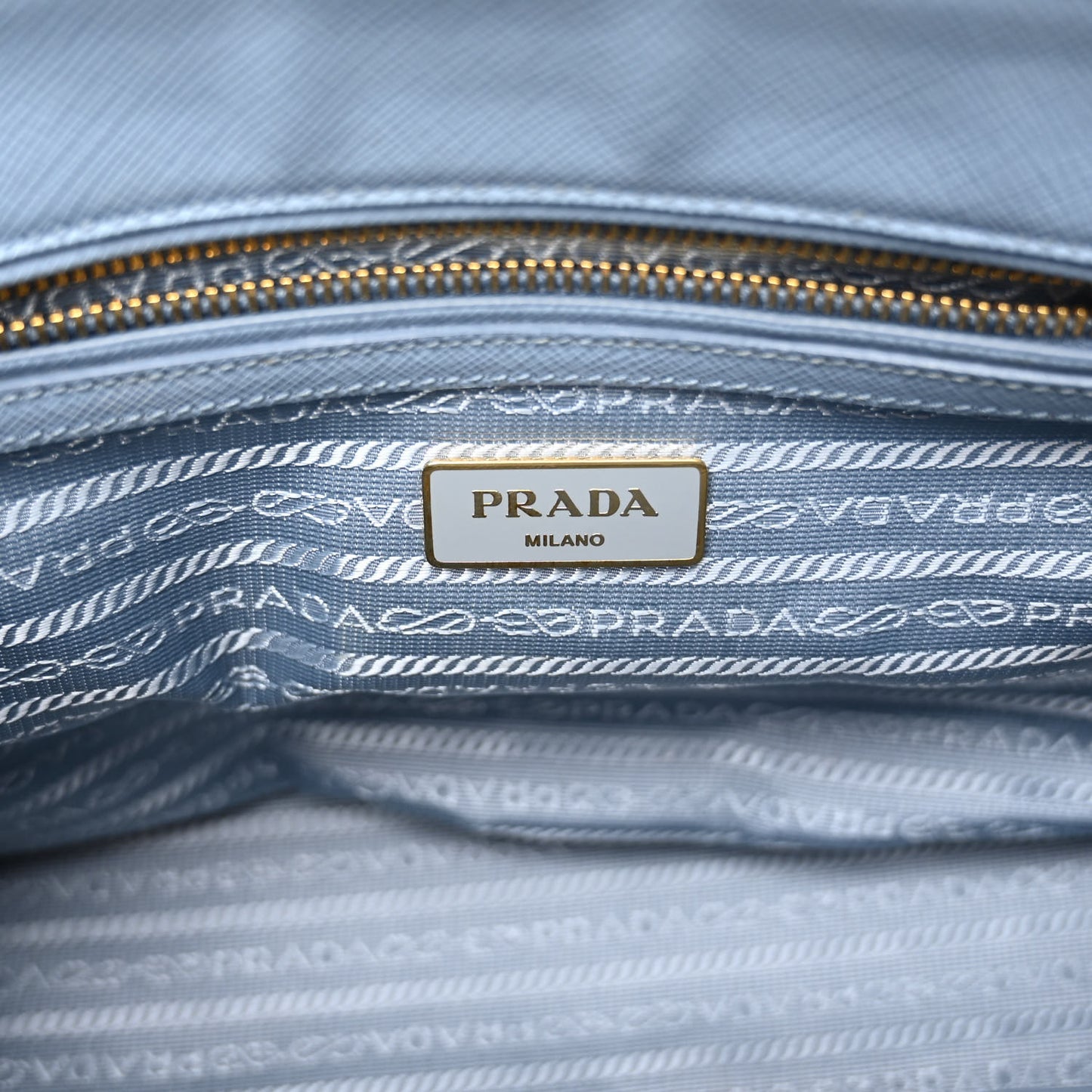 Saffiano Small Galleria Double Zip Tote Aviazione