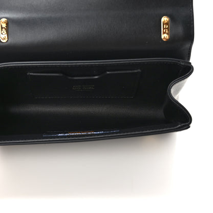 Dolce & Gabbana Satin Ocelot Printed DG Girls Phone Bag Black 4 of 8