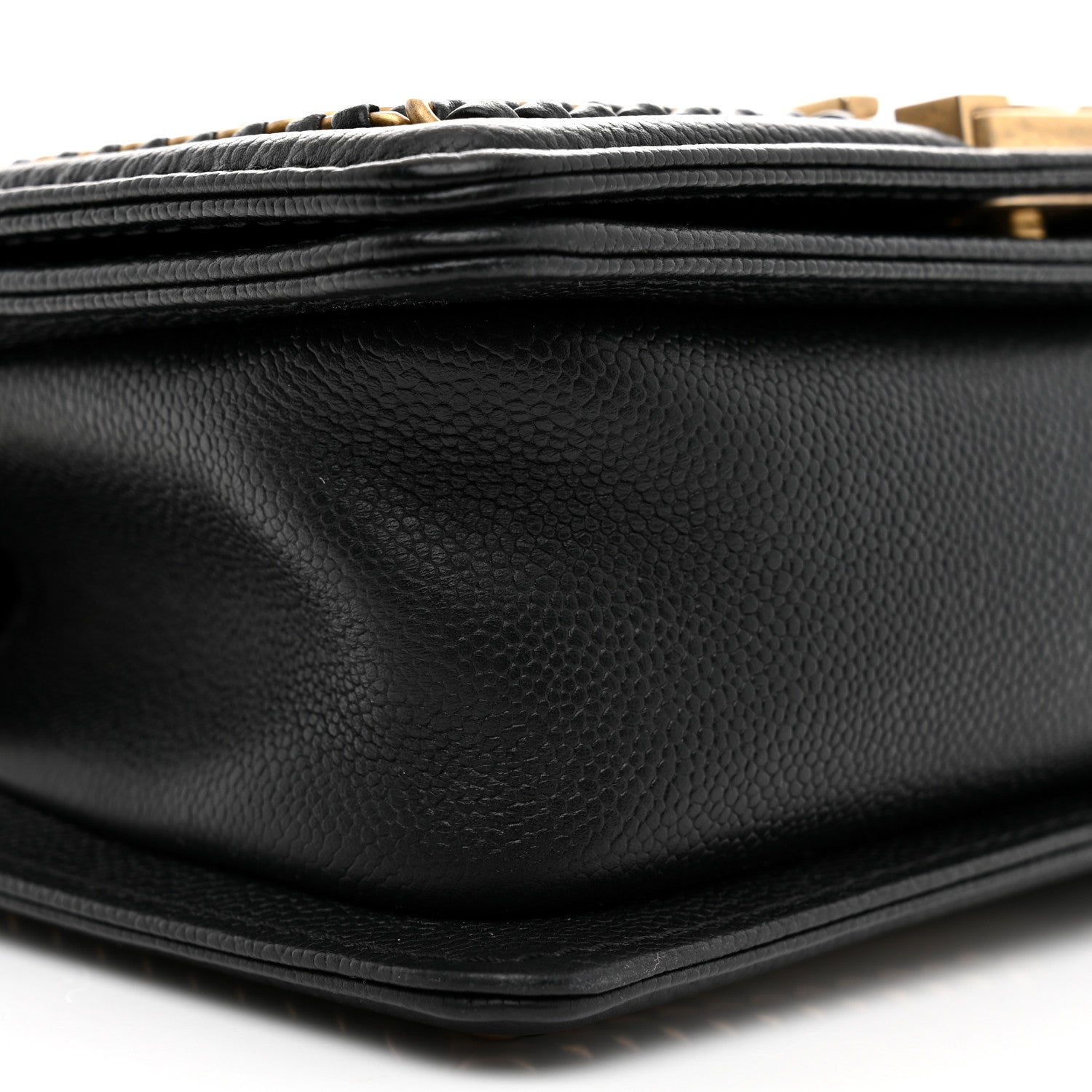 Chanel Caviar Quilted Small Chain Around Boy Flap Black 9 of 10