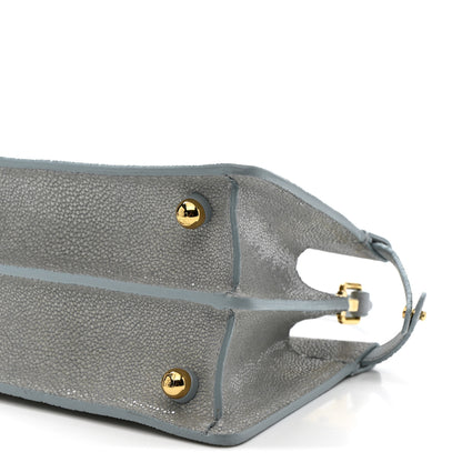 Fendi Stingray Shiny Nappa Petite Peekaboo I SEE U Satchel Anice 12 of 15