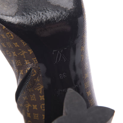 Louis Vuitton Monogram Silhouette Ankle Boots 38 6 of 11