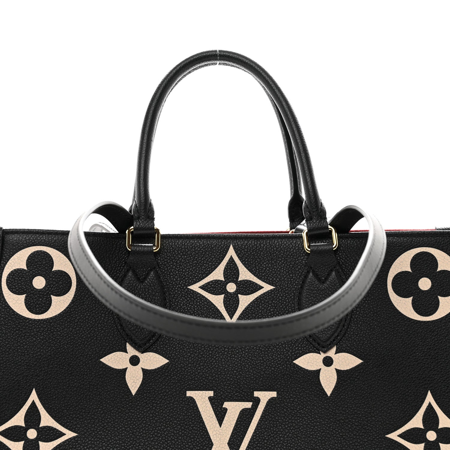 Louis Vuitton Empreinte Monogram Giant Onthego MM Black Beige 5 of 9
