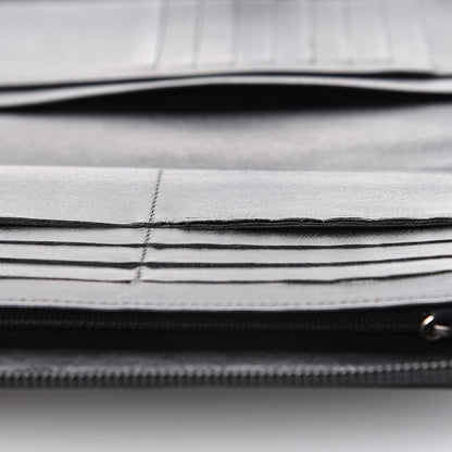 Chanel Caviar Large Timeless CC Zip Around Organizer Wallet Black 8 of 12