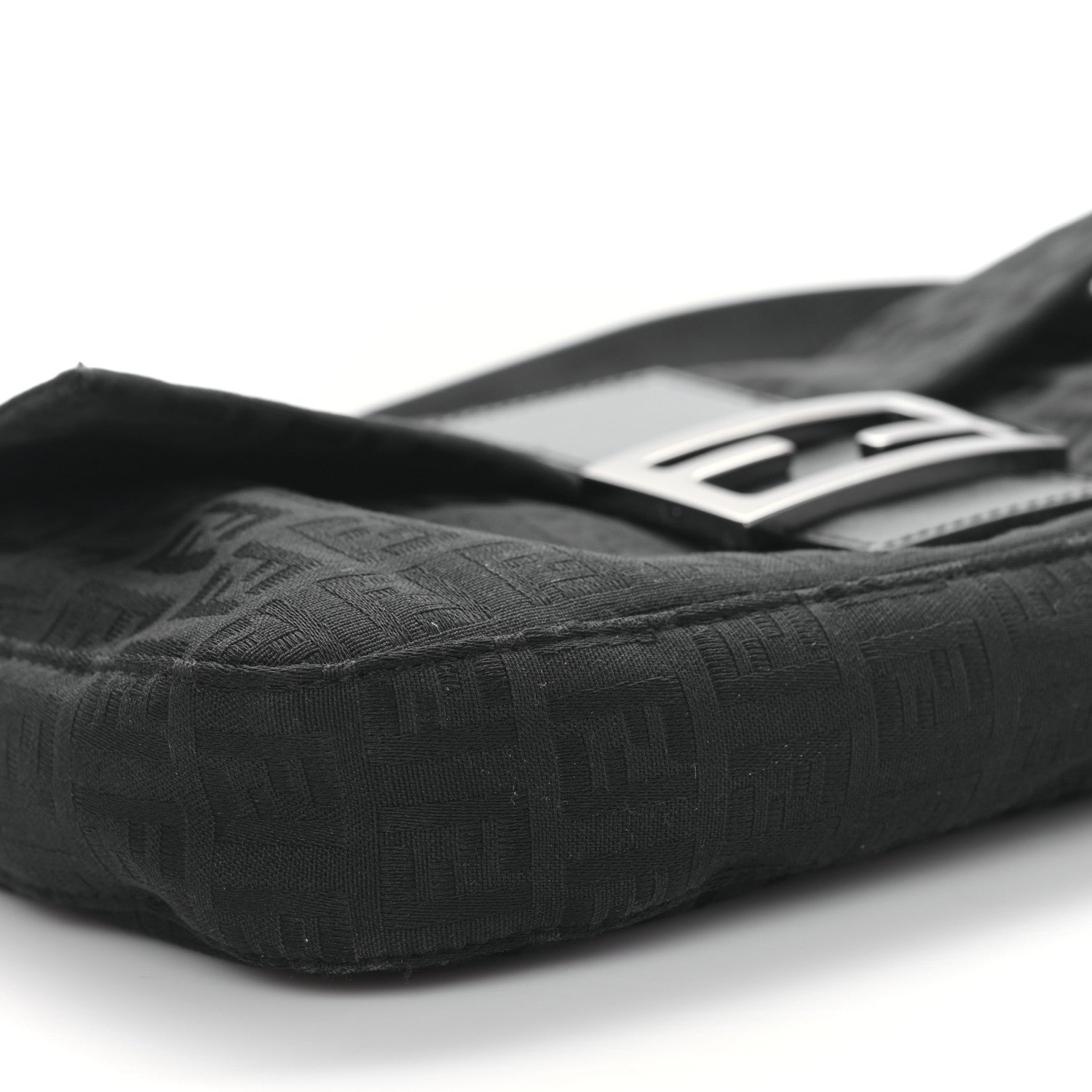 Fendi Zucchino Baguette Black 7 of 9