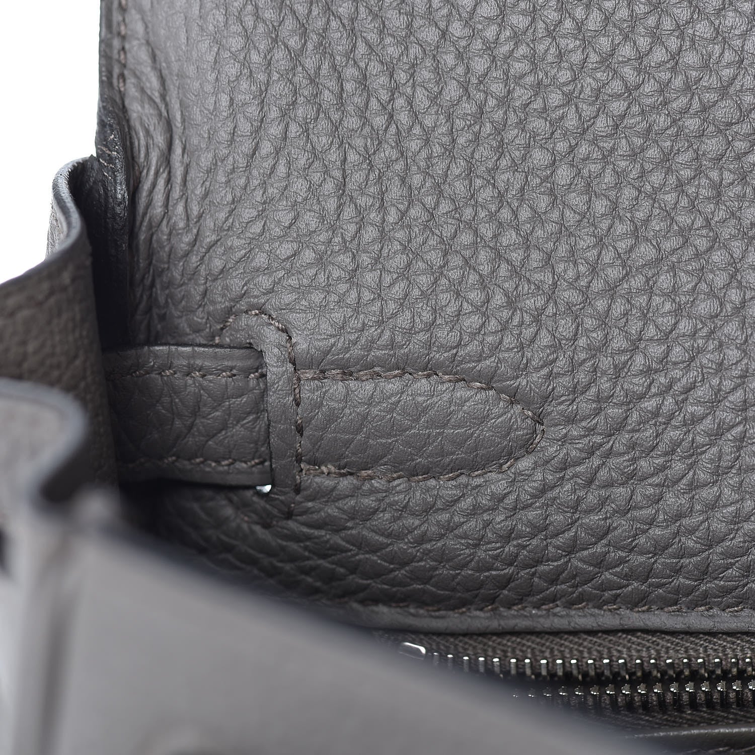 Hermes Togo Kelly Retourne 25 Etain 13 of 36