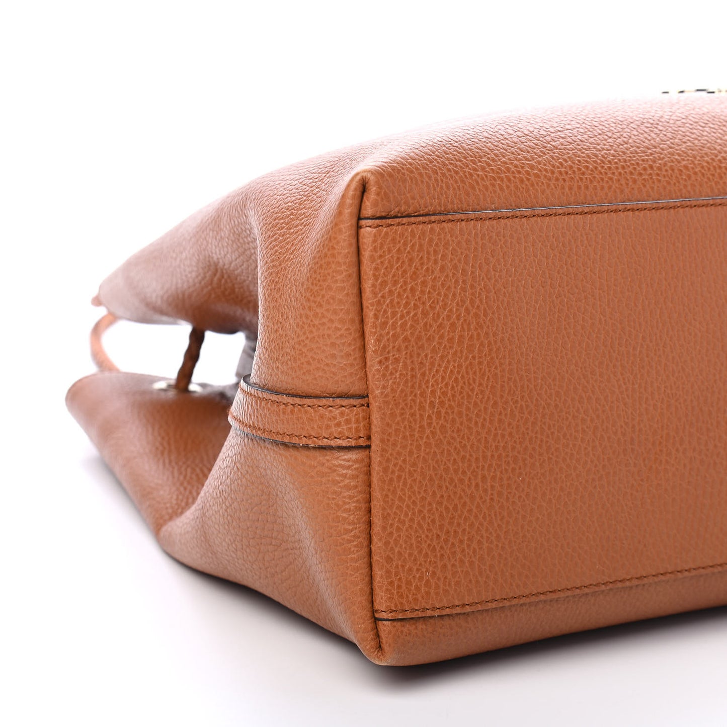 Calfskin Large Gifford Braided Handle Tote Saffron